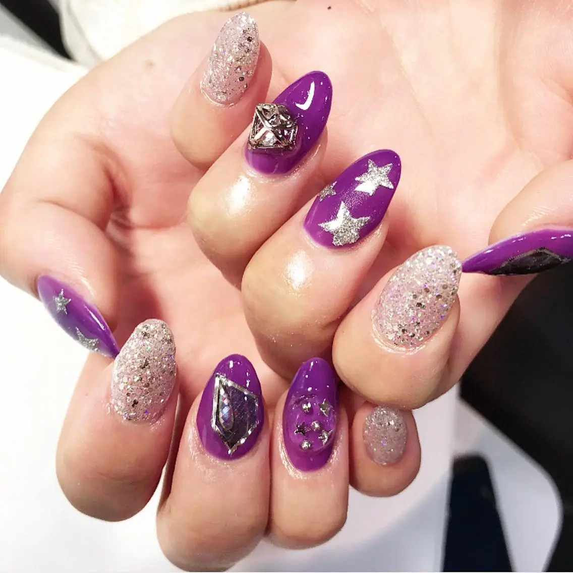 ネイル ワンカラーネイル スカルプネイル 渋谷/チップ長さ出し 👑アプレgel-xのネイルデザイン