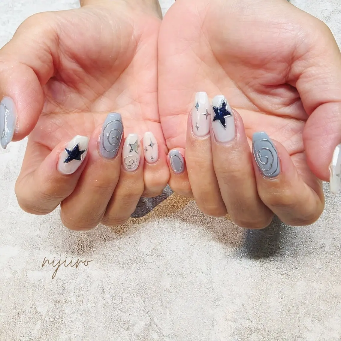 ネイル ハンドネイル nijiiro🌈 サトウのネイルデザイン