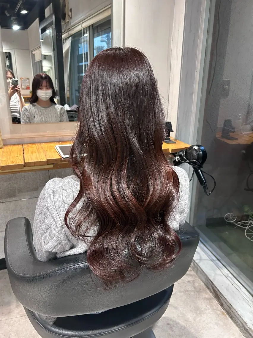 ロング カット ヘアカラー トリートメント ヘッドスパ レイヤーStyle 🪽菜々実のヘアスタイル