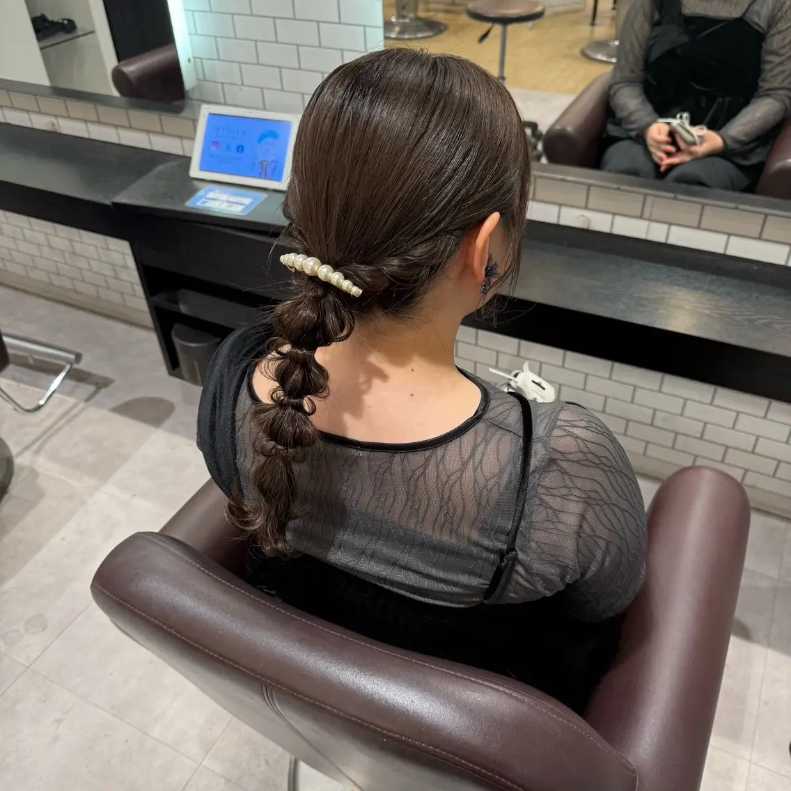 セミロング ヘアアレンジ 🎀ヘアアレンジ 🎀ななみのヘアスタイル