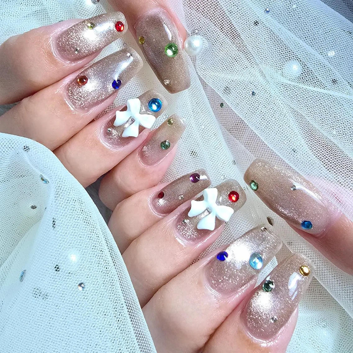 ネイル マグネットネイル もるみちゅ nail‪のネイルデザイン