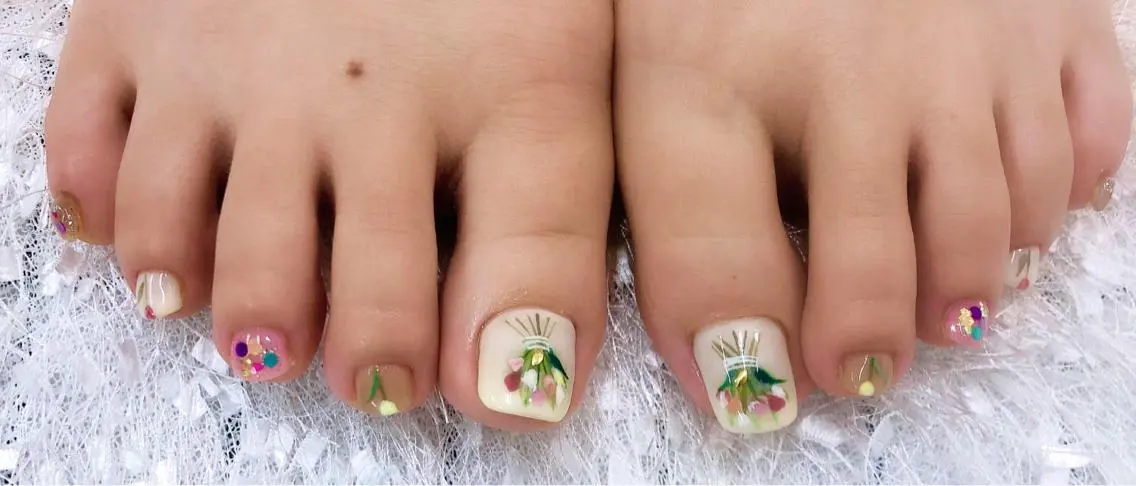 ネイル フットネイル Sachi Nail上野のネイルデザイン