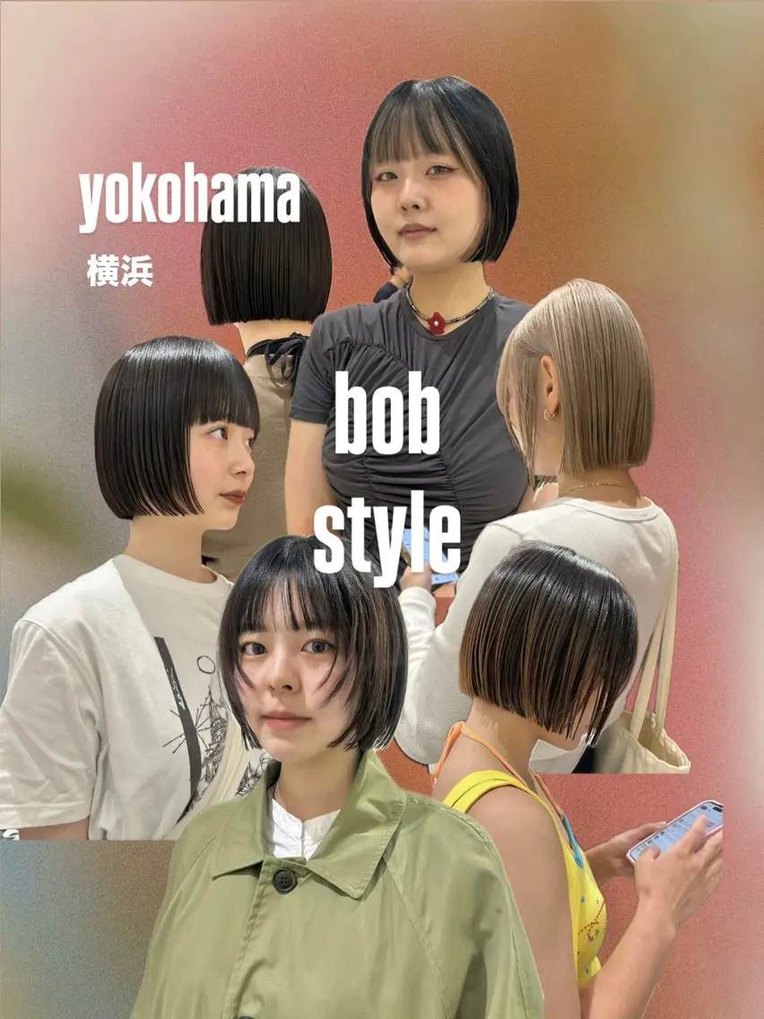 ショート カラー ボブ カット ヘアカラー トリートメント 👔ボブ﹨髪質改善 ストレート🩳ももかのヘアスタイル