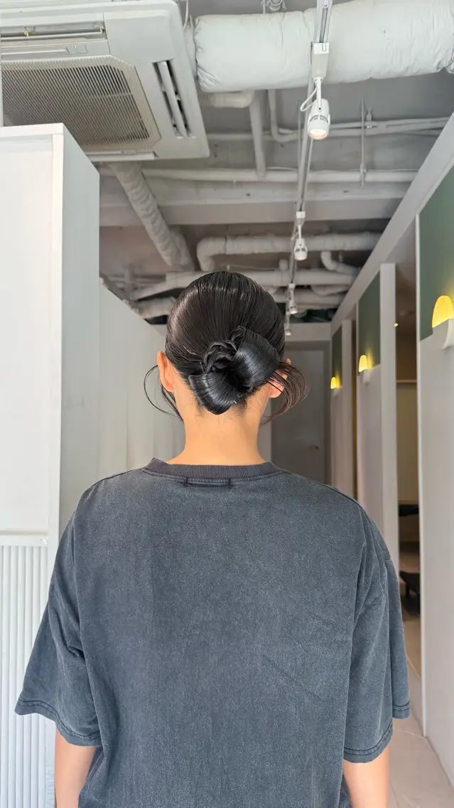 ロング ヘアアレンジ 杉田 茉優のヘアスタイル