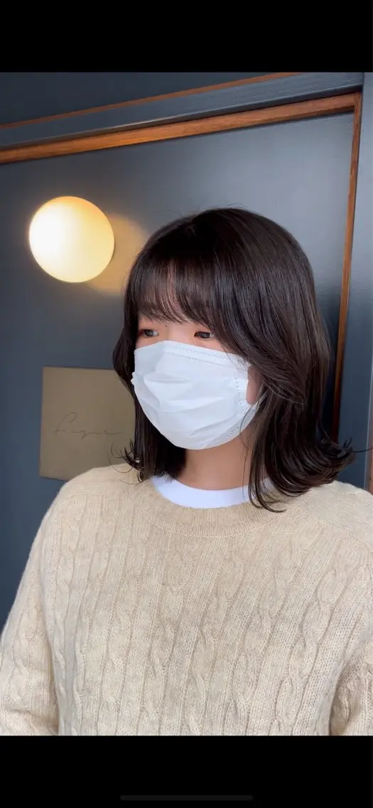 ミディアム カラー カット ヘアカラー トリートメント レイヤー/透明感 カラー ☽EMIRIのヘアスタイル