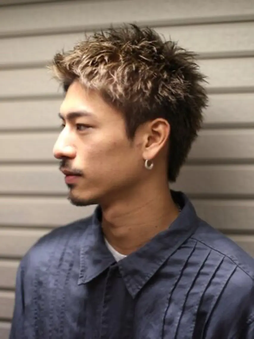 スパイキーショート+メンズカット◎※口コミ投稿で今回、次回割引500円の写真