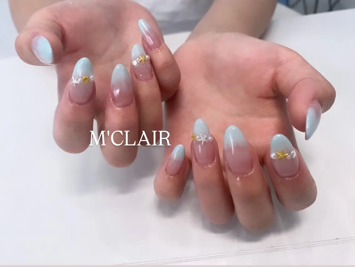 ネイル グラデーション ネイルチップ M'CLAIR makikoのネイルデザイン