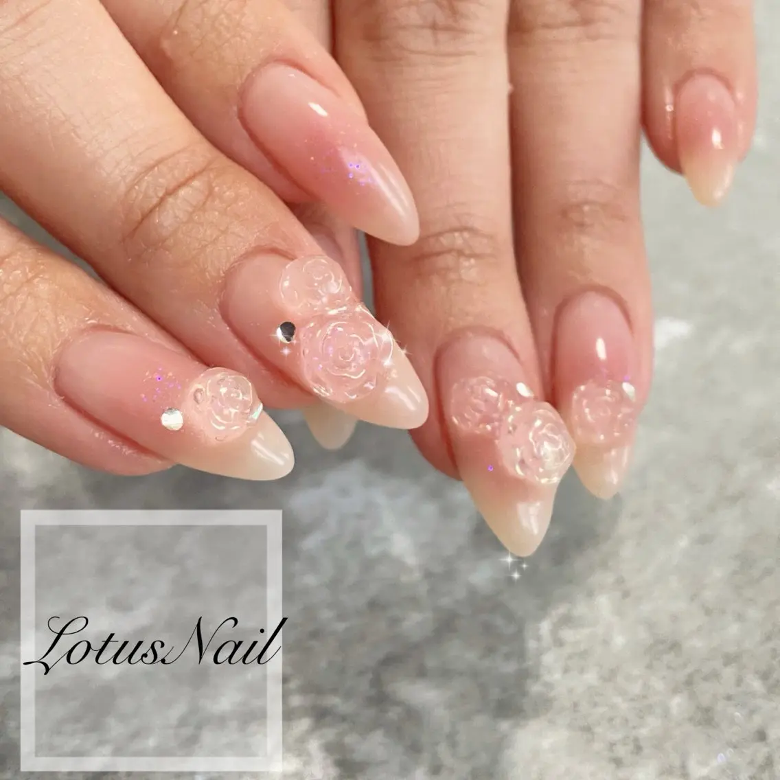 ネイル 韓国ネイル Lotus Nailのネイルデザイン