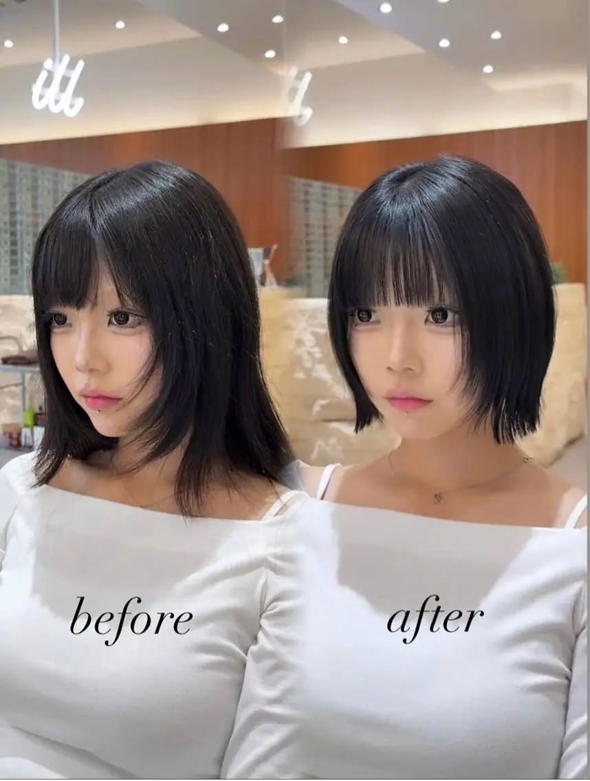 ショート カラー 切りっぱなしボブ ショートボブ ボブレイヤー 透明感カラー ボブ カット ヘアカラー トリートメント 【渋谷】ボブ・ レイヤーボブ特化✂︎のヘアスタイル