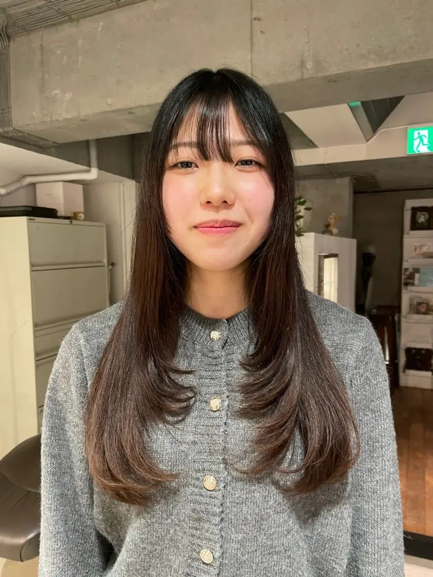 ロング レイヤーカット boy/原宿🐬 シオンのヘアスタイル