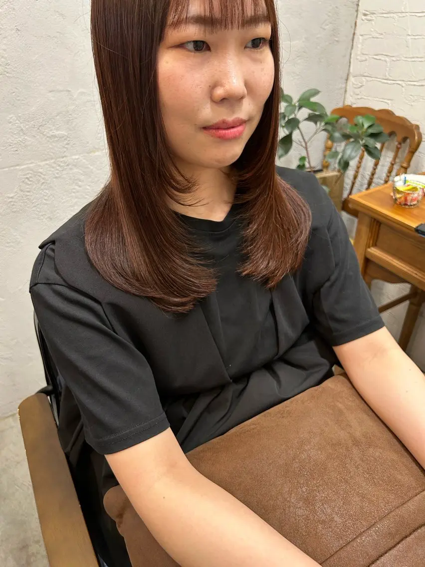 ミディアム 🌷-5歳を実現 梅田その子🌷のヘアスタイル