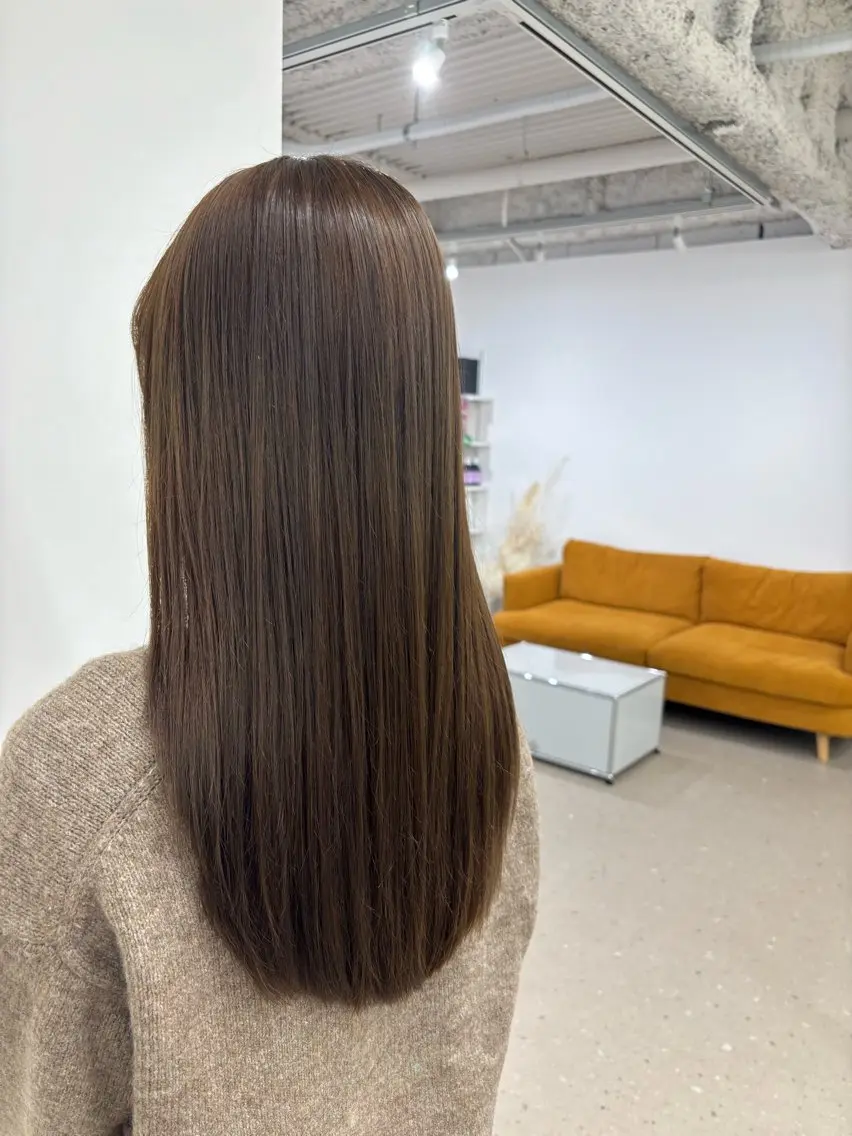 ロング カラー カット ヘアカラー トリートメント 似合わせ美髪ヘア✨ 天王寺.阿倍野🌈のヘアスタイル