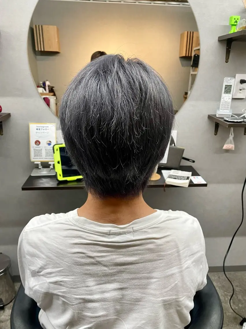 カラー メンズ カット ヘアカラー ヘアセット 🌻ミラクル美容師 🌻✨クッポ✨のヘアスタイル