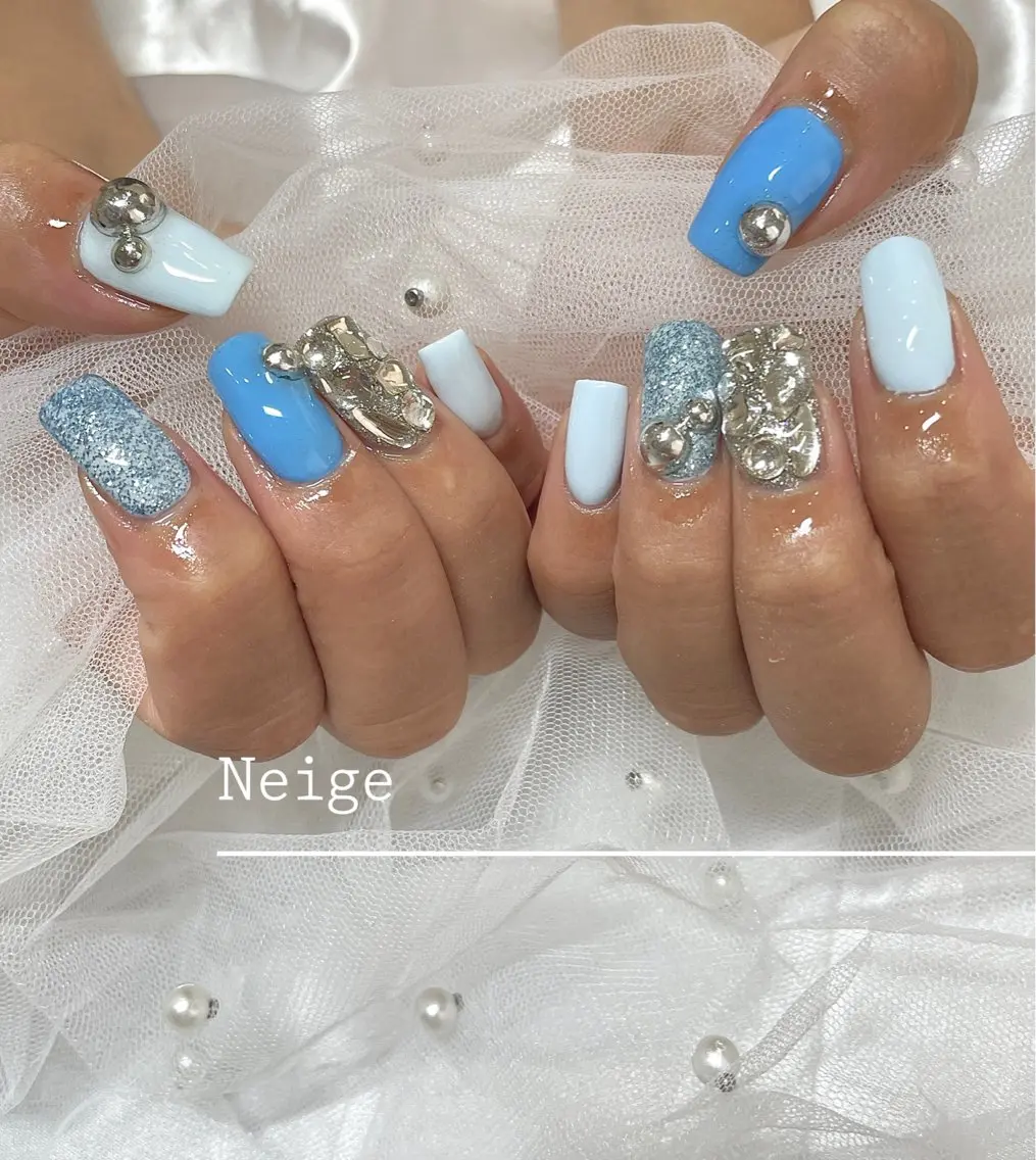 ネイル Neige‪𓂃ai ＊梅津 / 松尾のネイルデザイン