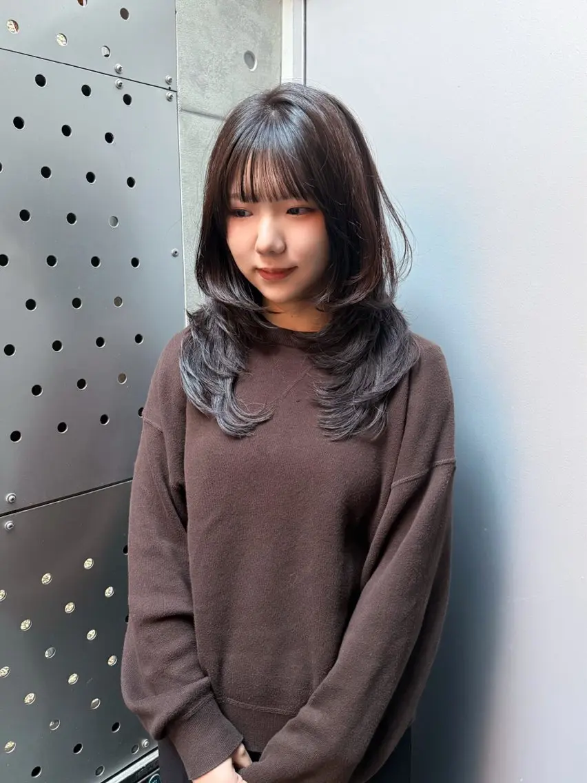 ロング レイヤーカット カット 幣 あや乃 /レイヤーカットのヘアスタイル