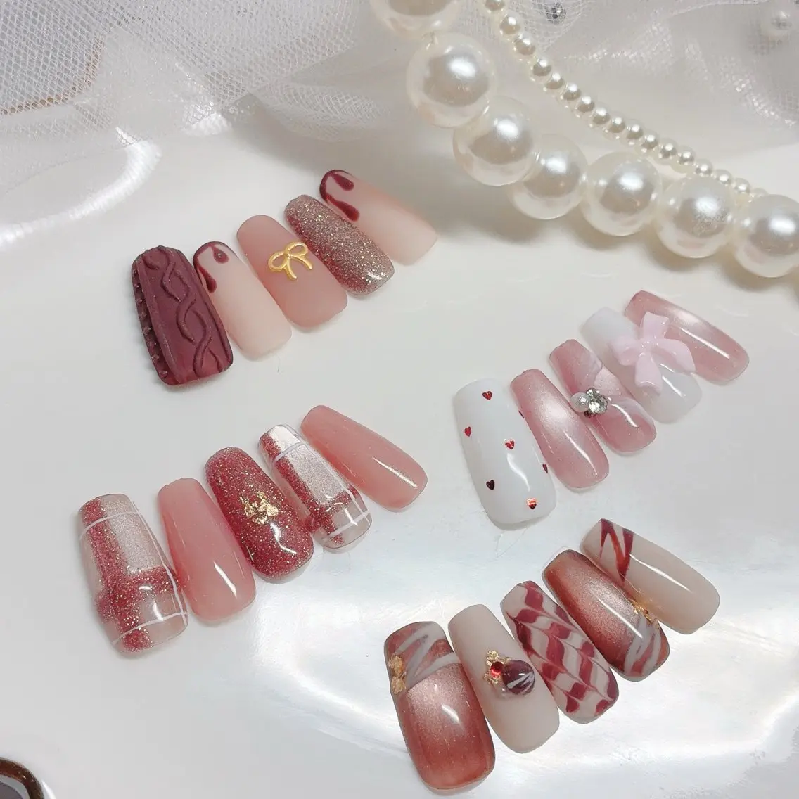ネイル フットネイル ジェルネイル マグネットネイル 持ち込み パラジェル Nail×Lani 深爪矯正対応◎のネイルデザイン