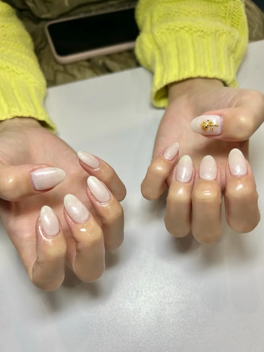 ネイル ワンカラーネイル ハンドネイル welina Miyukiのネイルデザイン