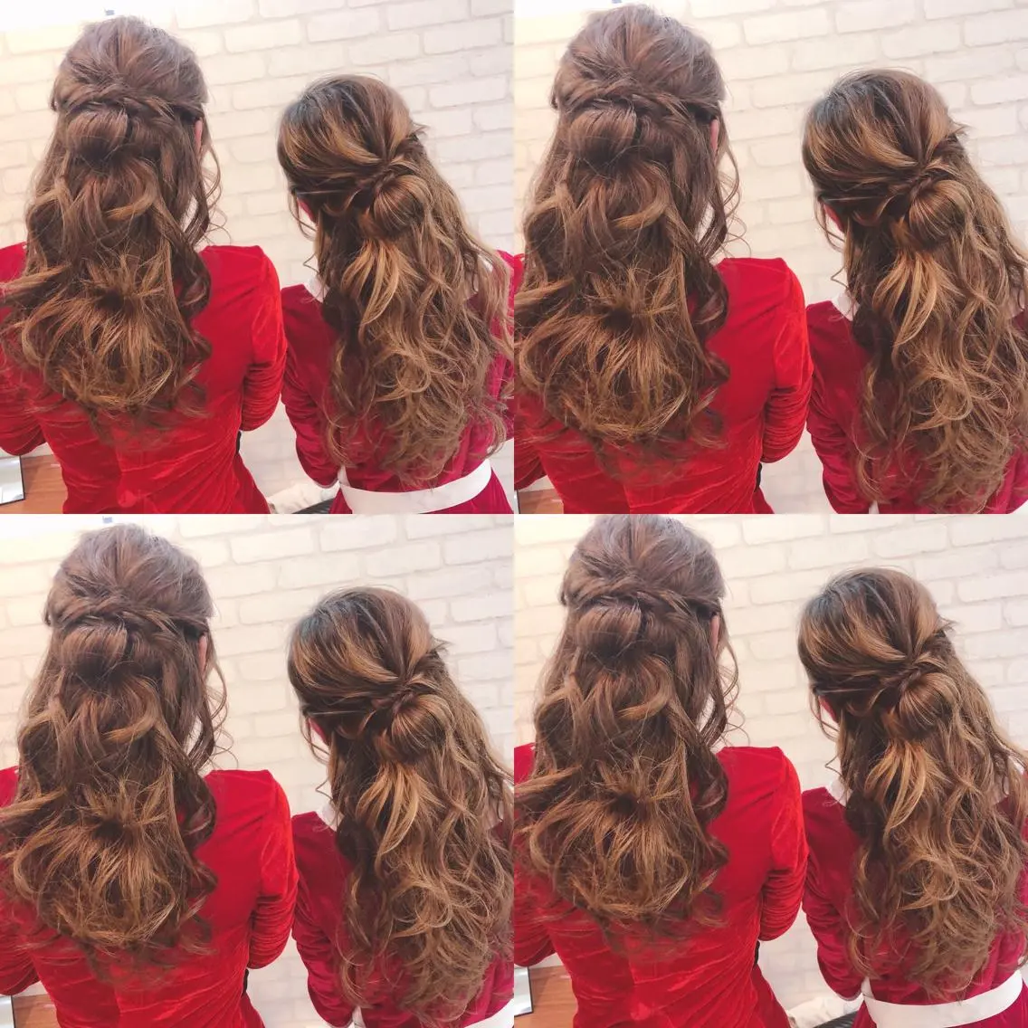 ロング ヘアアレンジ ハーフアップ 🌷MAYU 🌷のヘアスタイル