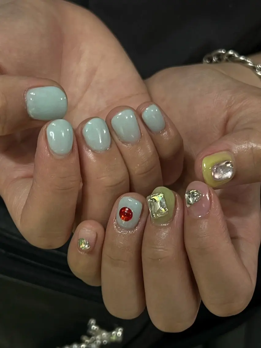 ネイル ハンドネイル Hata nail 🎀個性派ニュアンスのネイルデザイン