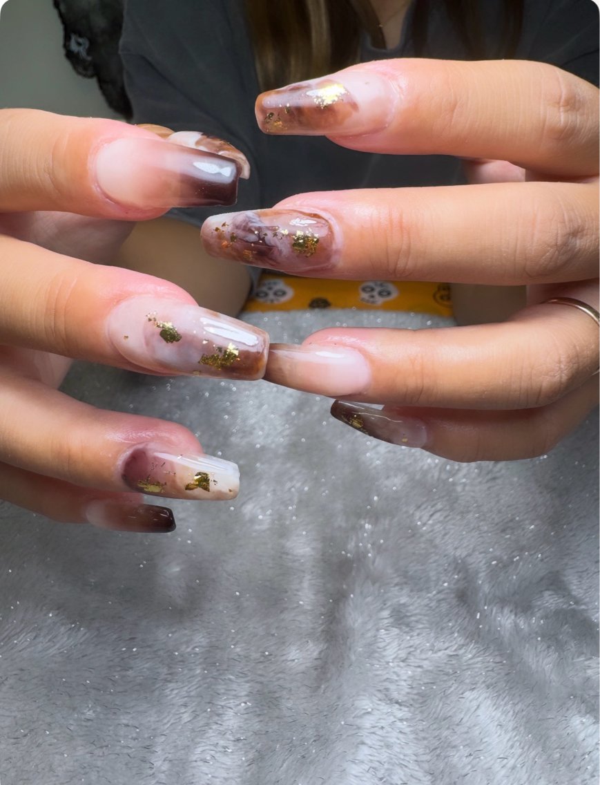 ネイル 長さ出し ニュアンスネイル ハンドネイル nail.s misatoのネイルデザイン