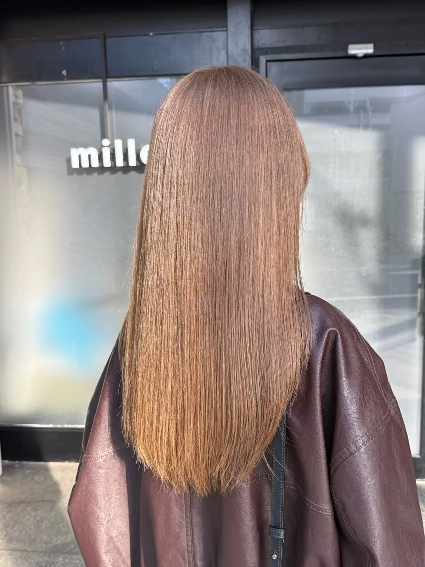 ロング カラー カット ヘアカラー トリートメント 透明感カラー/パーマ 🌀アオノのヘアスタイル