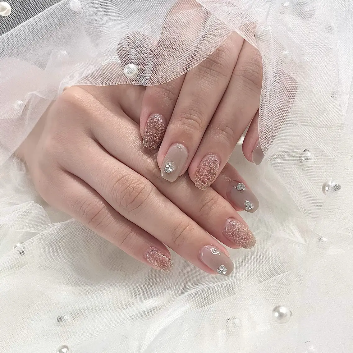 ハンドネイル 定額デザイン🤍の写真