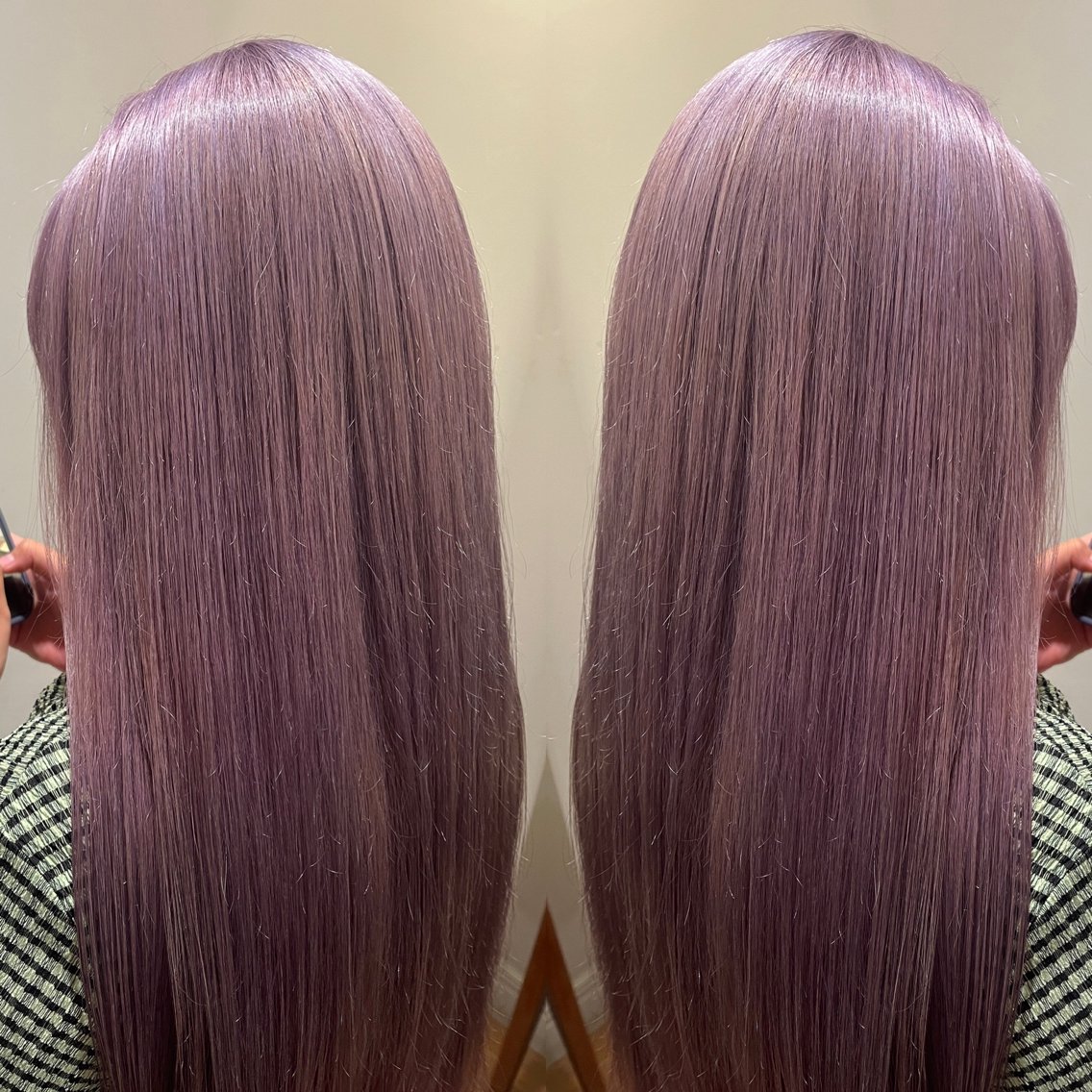 ロング カラー ブリーチ ラベンダーカラー 佐藤 宰 OZ桑野店のヘアスタイル