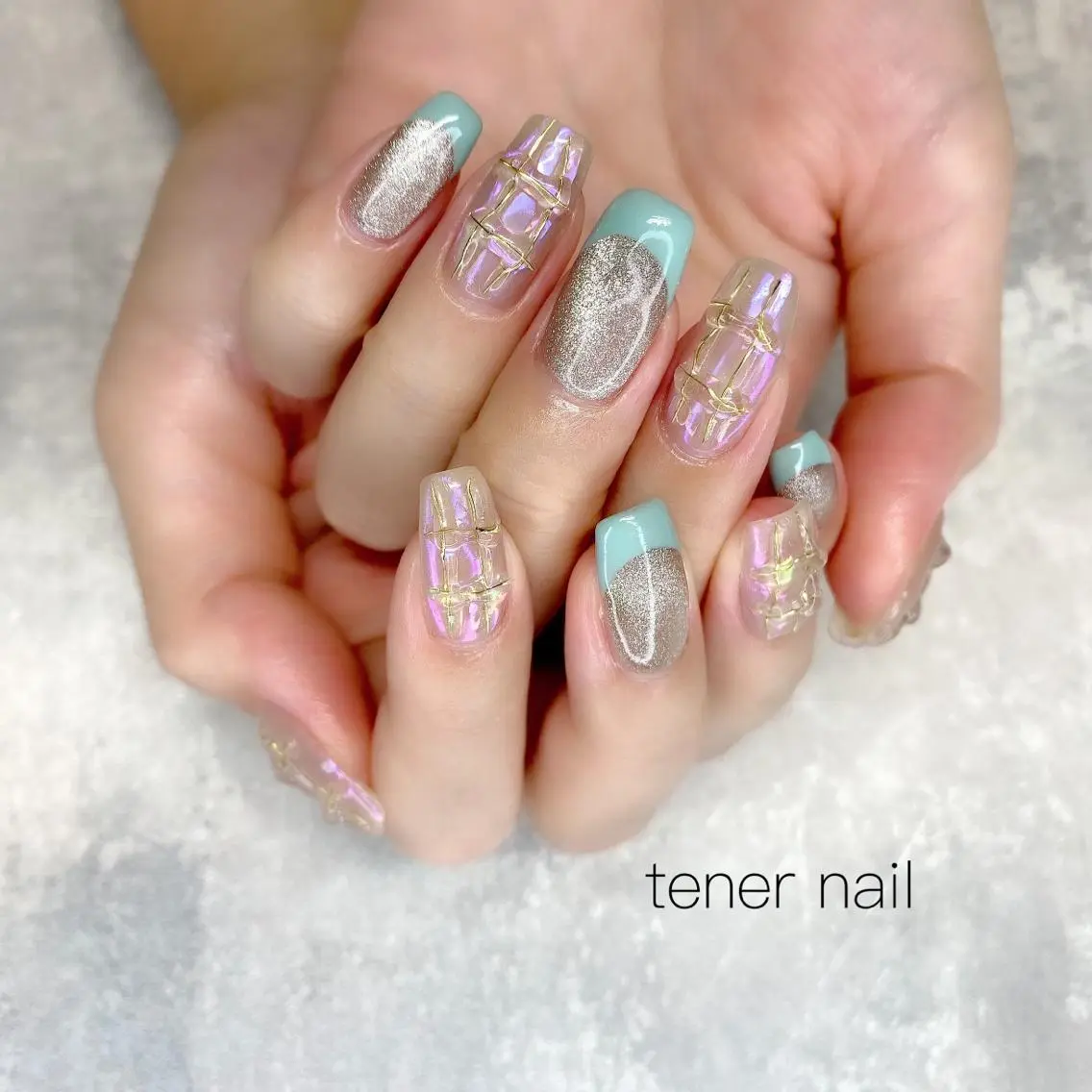 ネイル アートネイル フレンチネイル テネルネイル tener nailのネイルデザイン