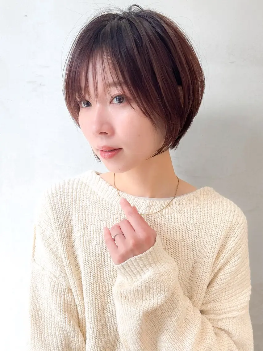 🟥三上指名限定クーポン🟥【髪質改善・地毛風美髪矯正】+【大人美人ショート】+【最高級トリートメント】の写真