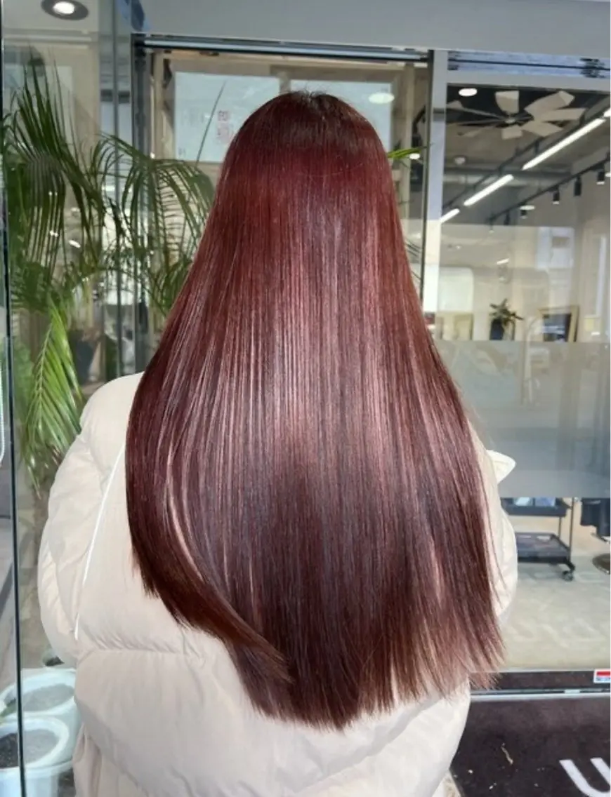ロング パーマ ストレートパーマ カット 縮毛矯正 トリートメント 🍀お悩み改善憧れの 美髪　小林風雅のヘアスタイル