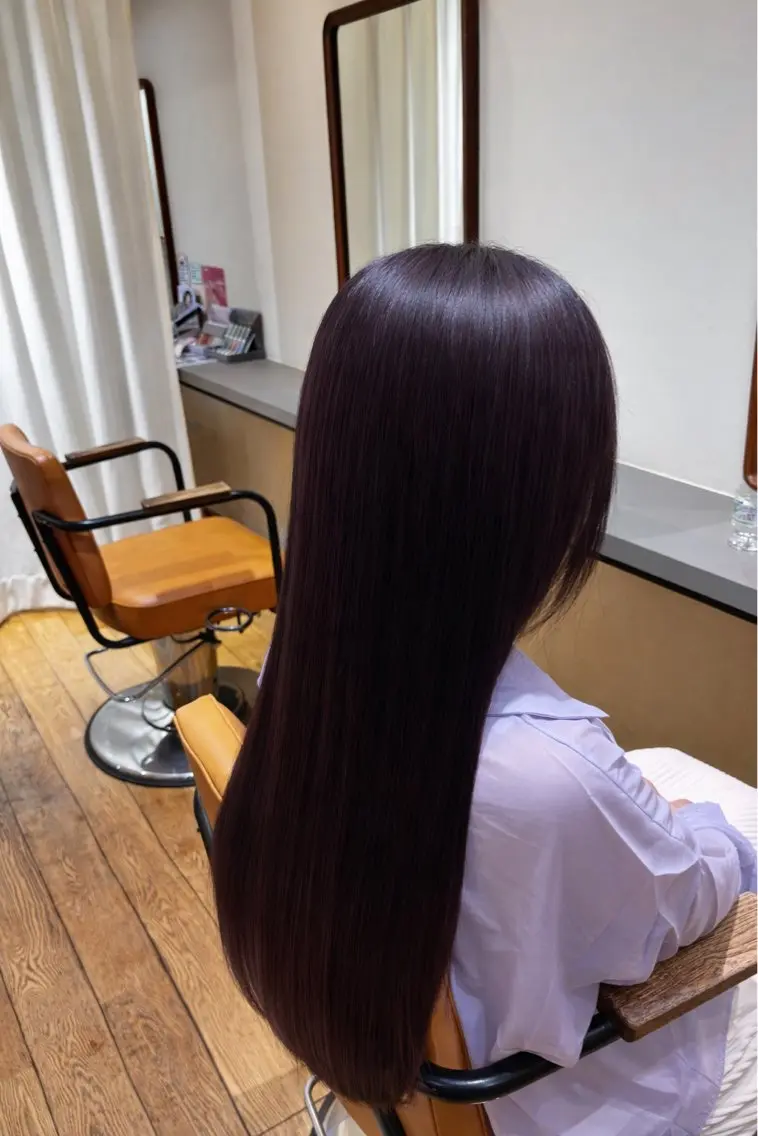 カラー CLAPSコハク モデル募集のヘアスタイル