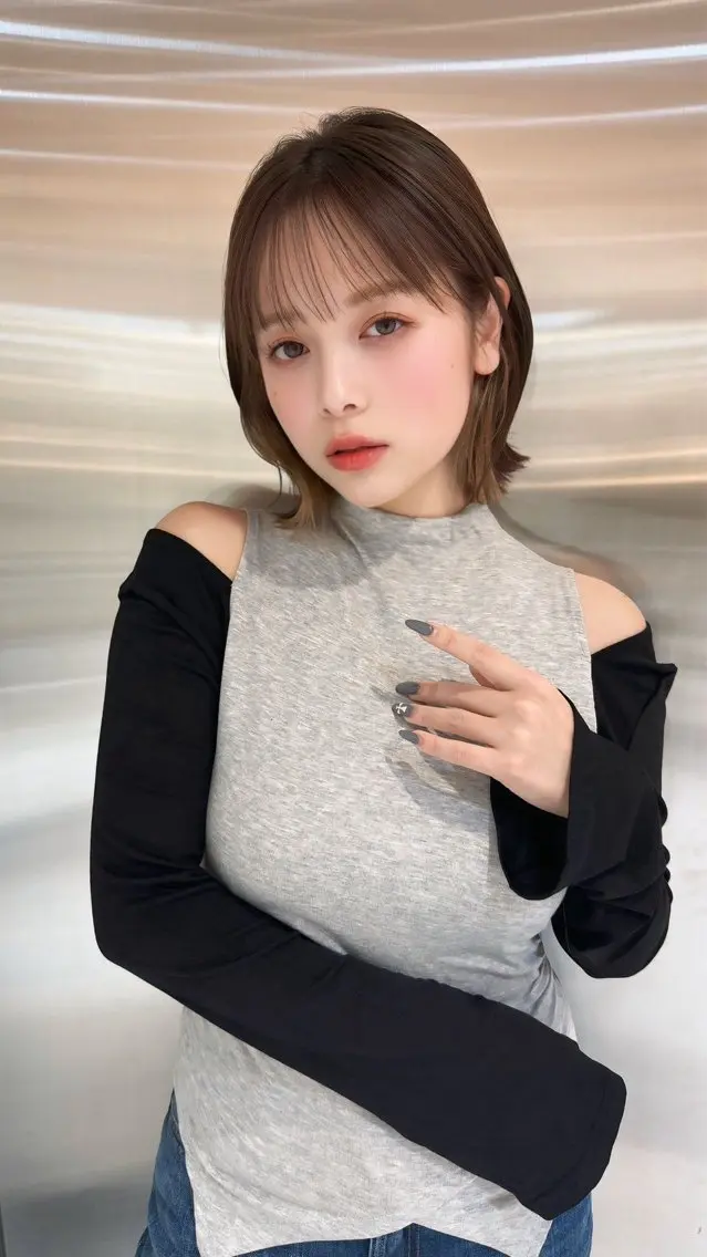 🎀平日限定メニュー🎀【韓国ボブ🇰🇷🤍+話題の超音波アイロン付きトリートメント】🪄︎︎◝✩の写真