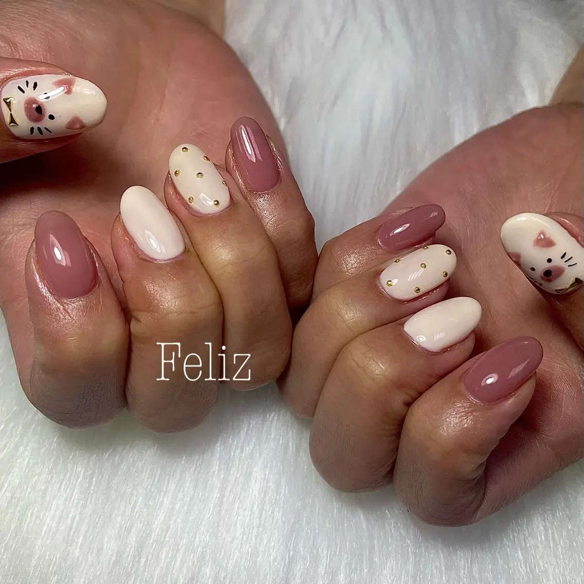 ネイル ハンドネイル ハンドケア Feliz yuukaのネイルデザイン