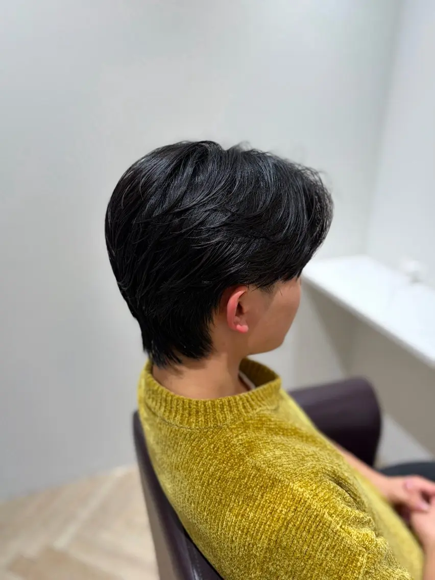 ショート メンズ カット パーマ トリートメント 新規指名比率No.1 メンズパーマ/二村のヘアスタイル