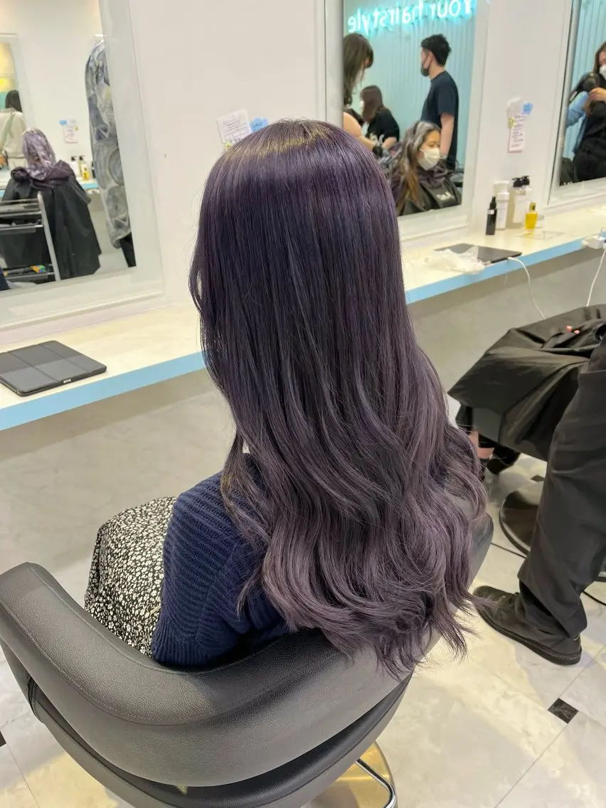 ロング カラー ヘアカラー トリートメント ブリーチカラー 🩵MIZUKIのヘアスタイル