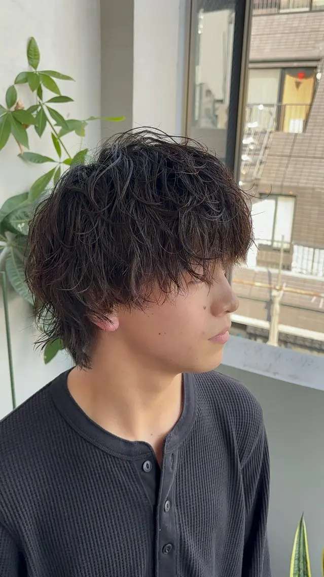 ショート カット パーマ 石井希武/学芸大学/ パーマ/縮毛矯正のヘアスタイル