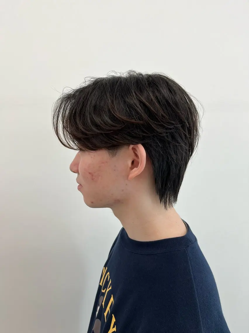 💫セットを楽に💫メンズカット+パーマ+トリートメント(ニュアンス、毛流れ、カルマパーマ、フェザーパーマ)の写真