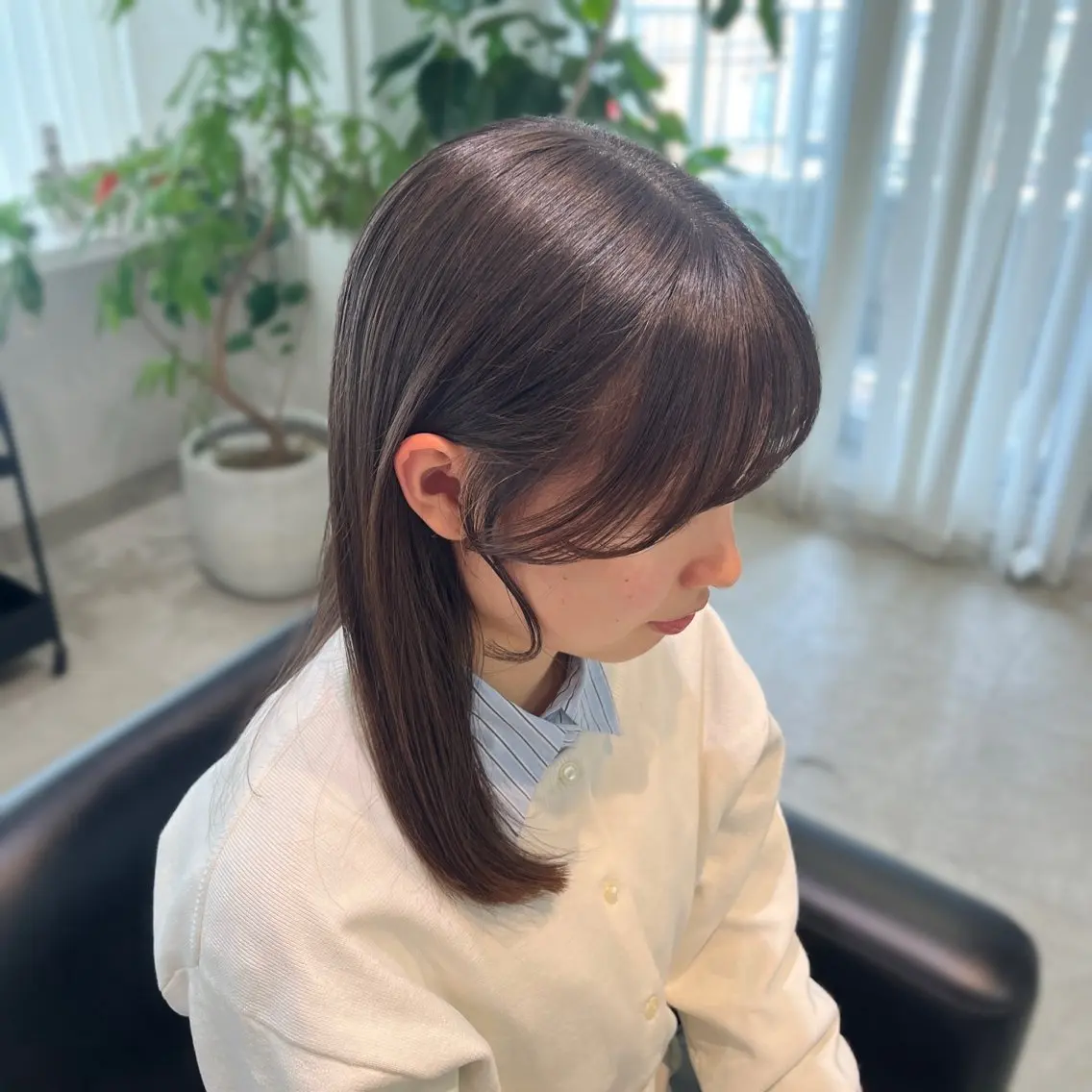 ミディアム カット Nagi /ヘアメ /艶カラー/メンズのヘアスタイル