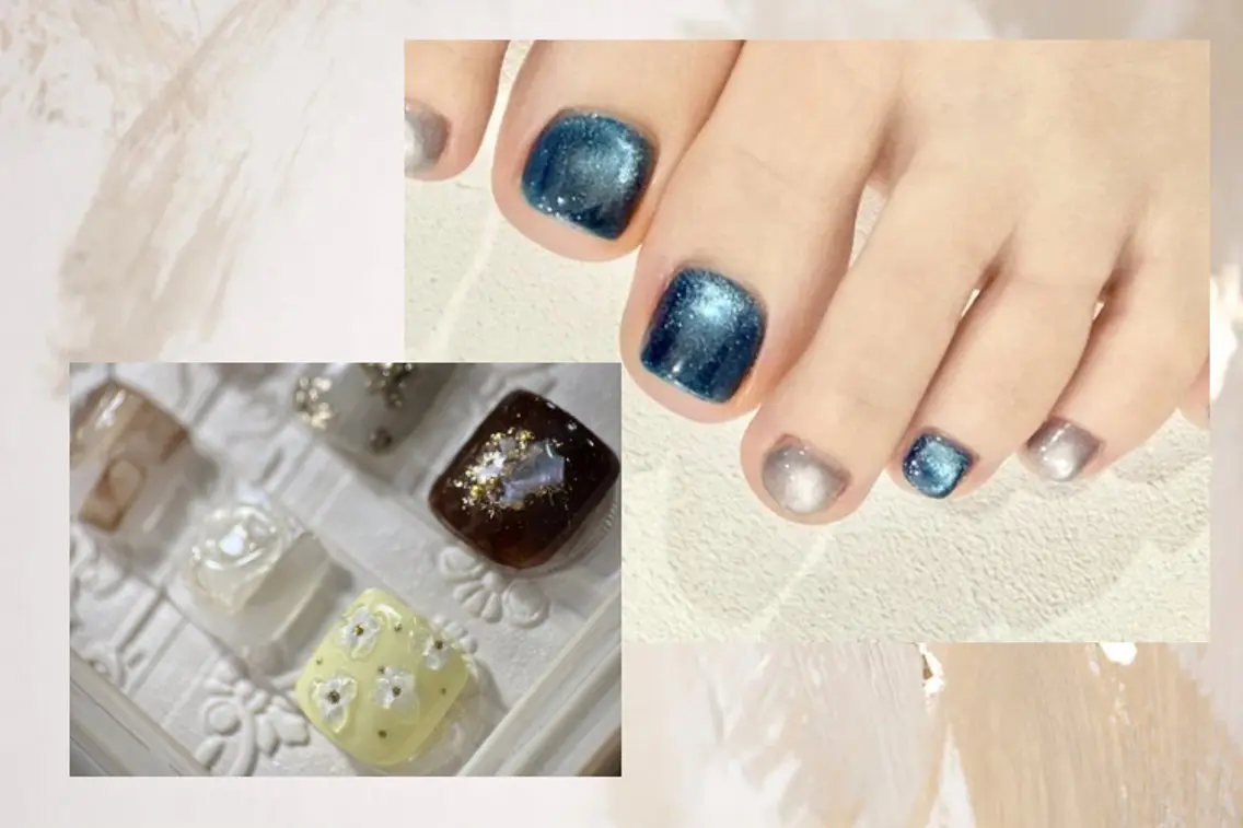 ネイル フットネイル フットネイル Lia nail大宮 勝俣のネイルデザイン