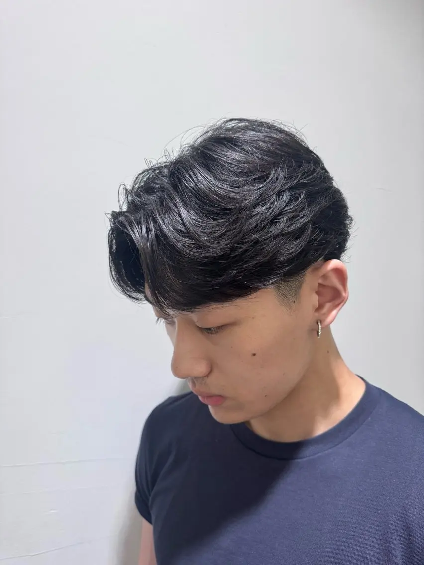 ミディアム カット ヘッドスパ tomoメンズ特化 /パーマ/カットのヘアスタイル