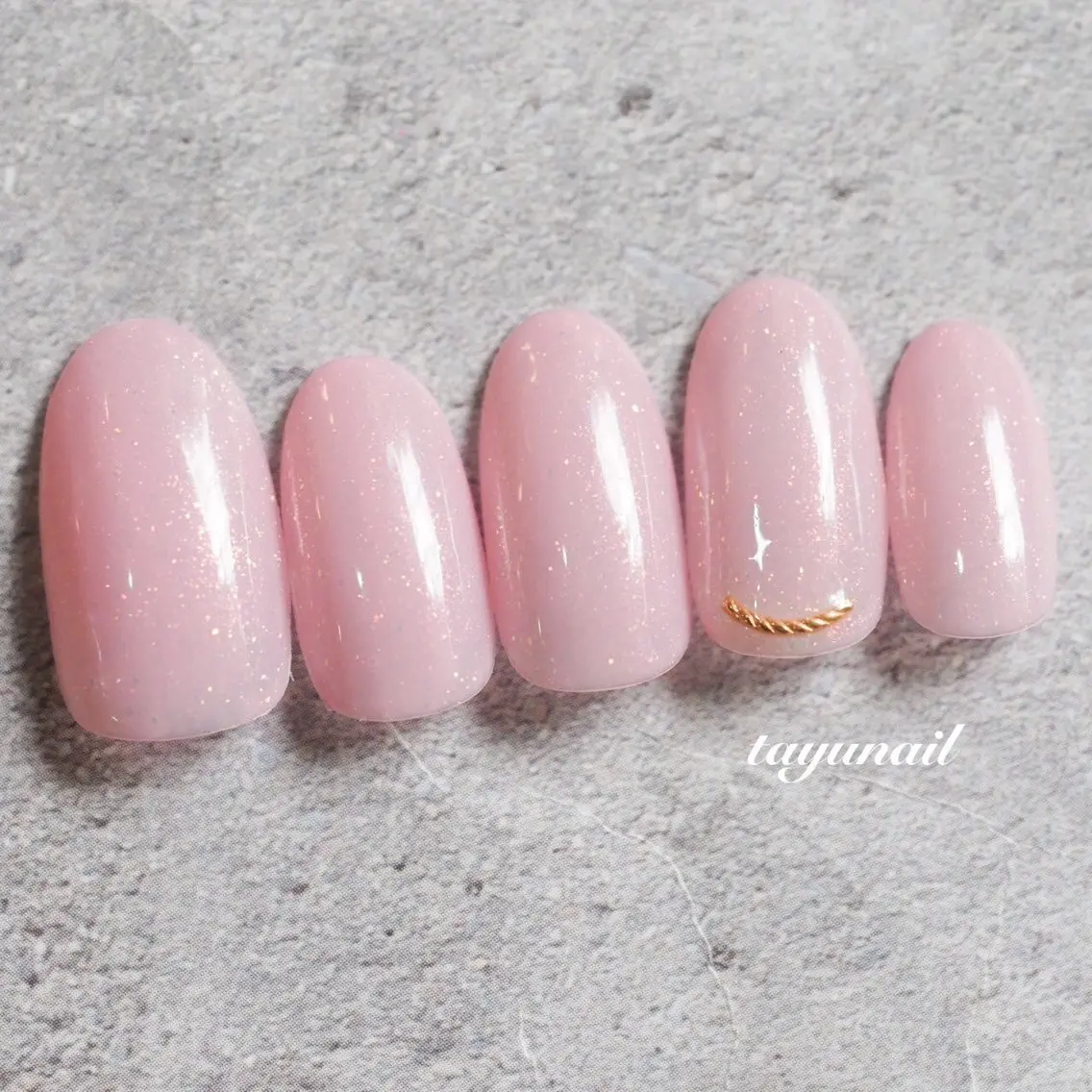 ネイル アートネイル ジェルネイル パラジェル シンプルネイル 夏ネイル ハンドネイル ネイルサロン 【たゆnail】のネイルデザイン
