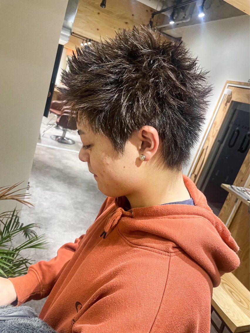 カラー パーマ メンズ パーマ 縮毛矯正モデル募集中 SORAのヘアスタイル