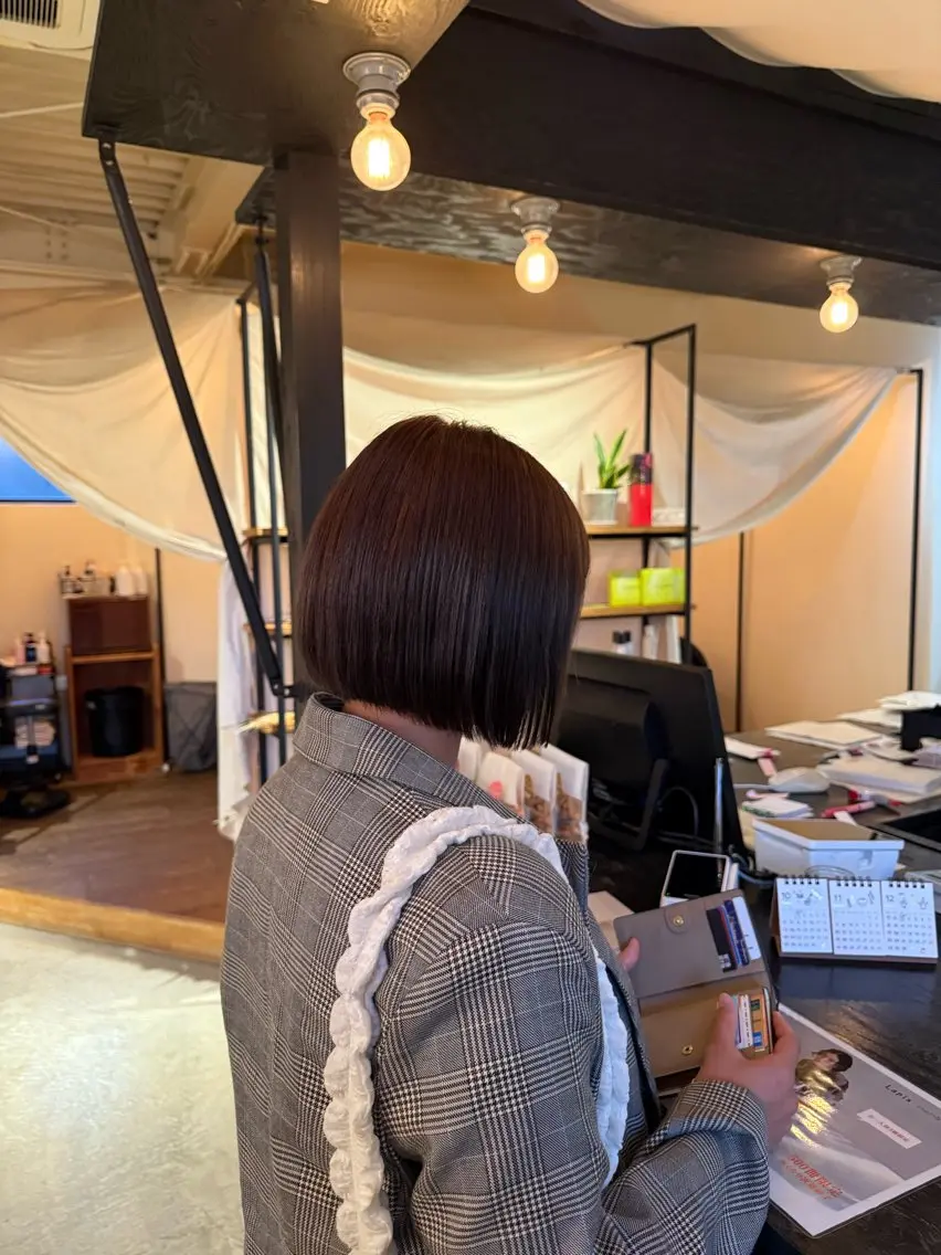 ショート カット 暖色カラー/髪質改善 /レイヤーカット/翠のヘアスタイル