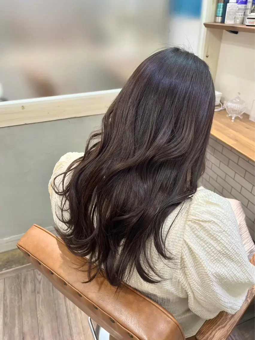 ロング カラー 河野 優希のヘアスタイル