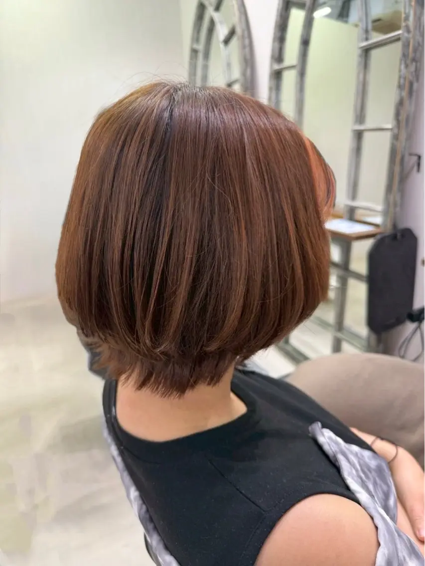 ショート カラー ヘアアレンジ マンツーマンメンズ 特化🎀yuikaのヘアスタイル