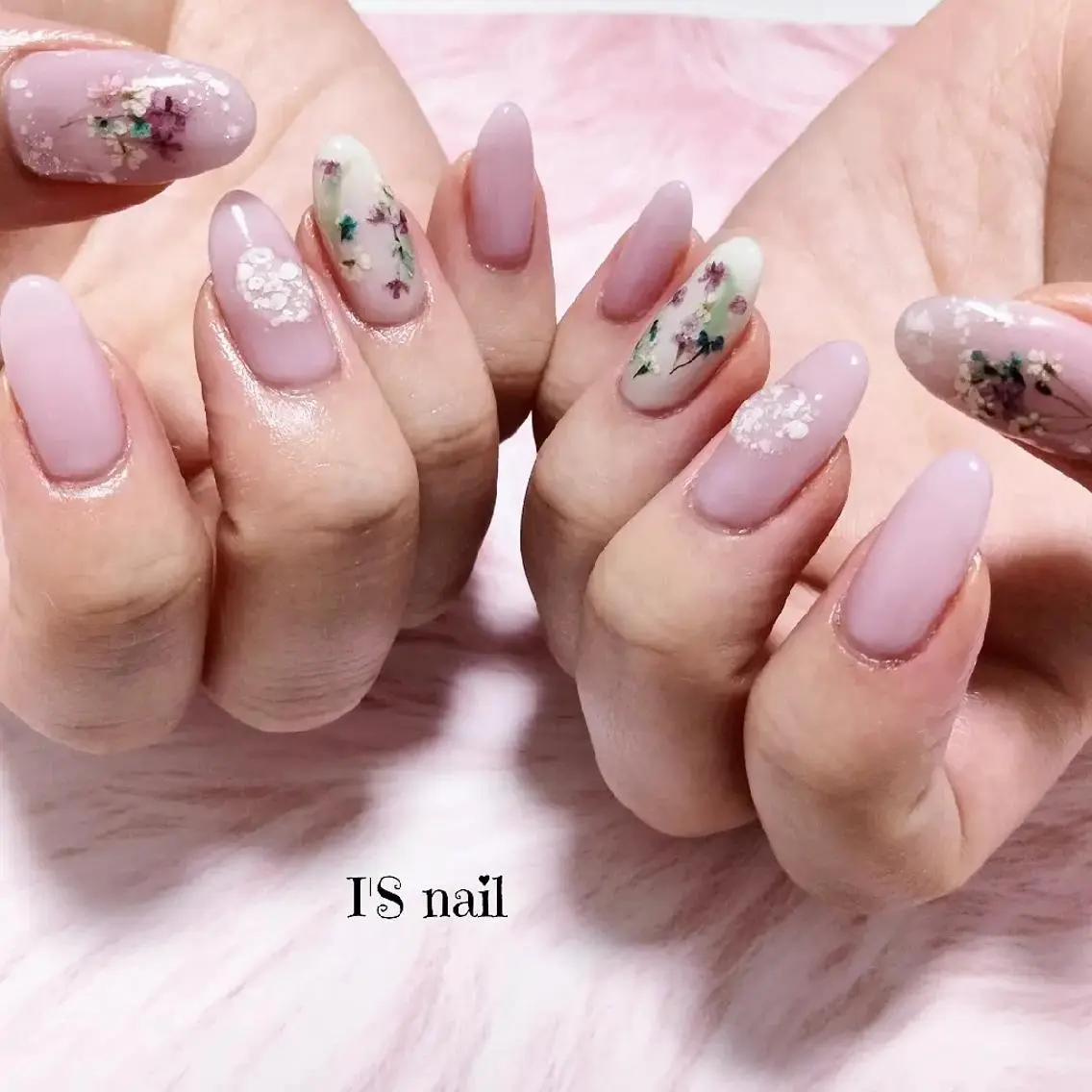 ネイル アートネイル 春ネイル I'S nail 佐野のネイルデザイン