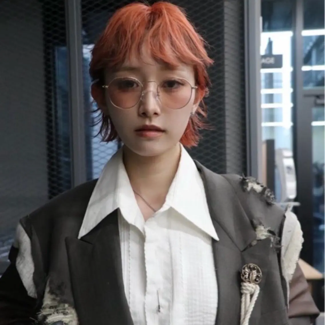 ショート カラー ミルクティーブラウン 名古屋/フウトのヘアスタイル