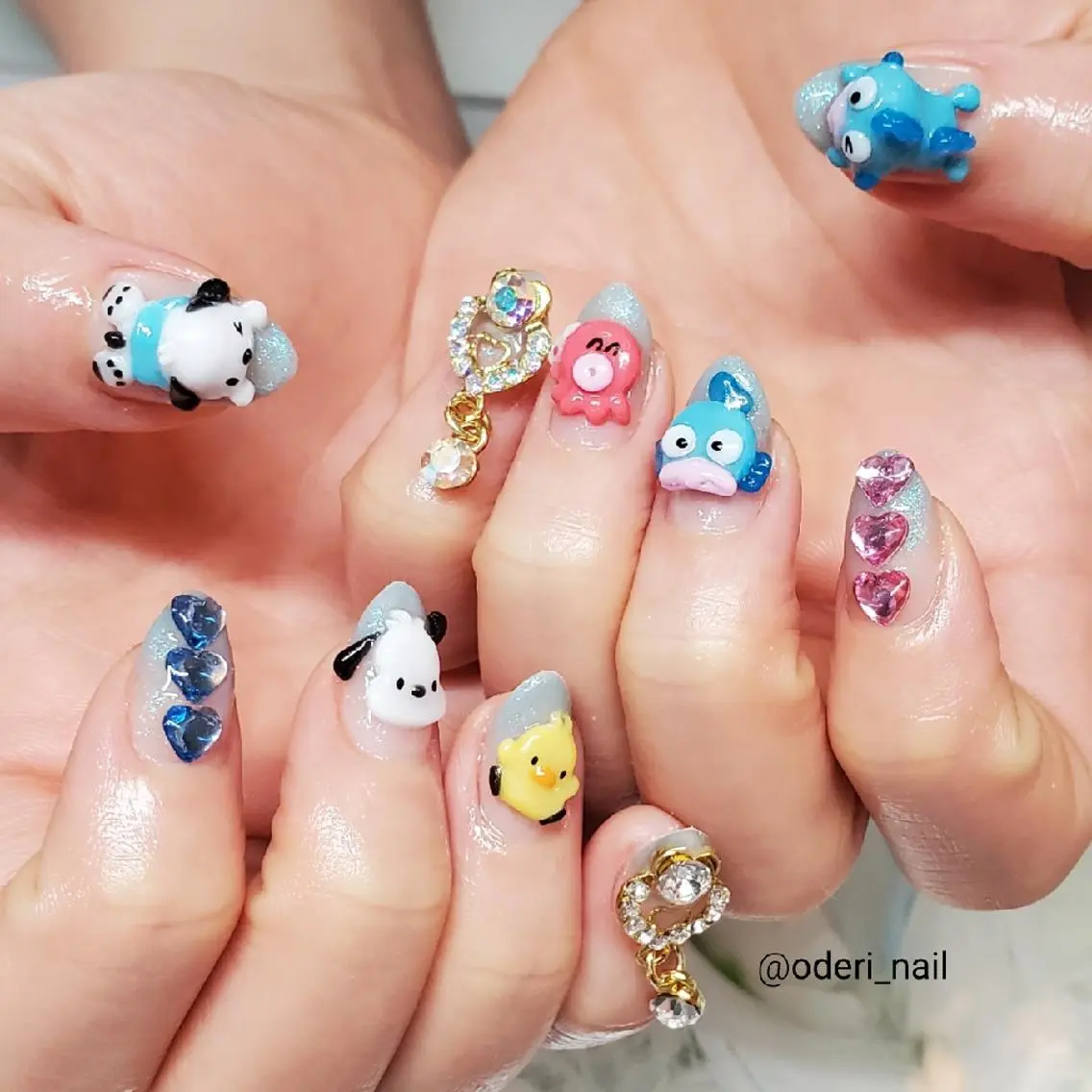 ネイル アートネイル ジェルネイル おで@ oderi_nailのネイルデザイン