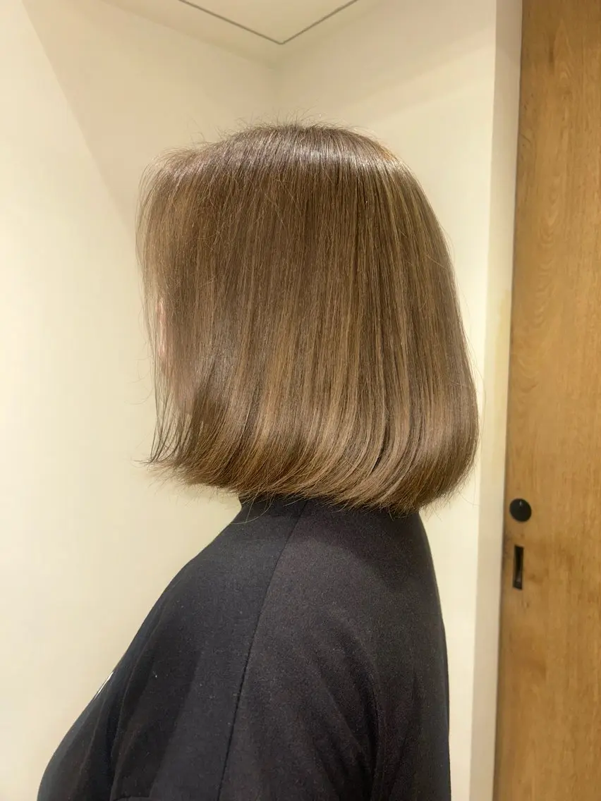 カラー ベージュカラー オリーブベージュ ヘアカラー nao /HUIのヘアスタイル
