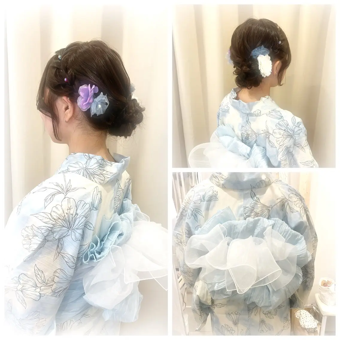 セミロング 着付け とみた ★みのヘアスタイル